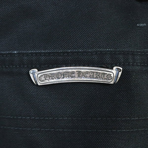 CHROME HEARTS Carpenter Cotton Pants Black Size 32