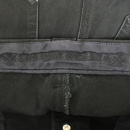 CHROME HEARTS Carpenter Cotton Pants Black Size 32