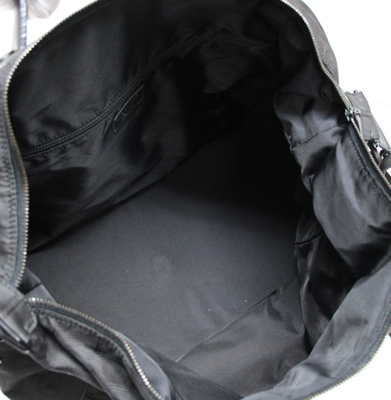 CHANEL Black Nylon New Travel Boston Bag Size ONE SIZE