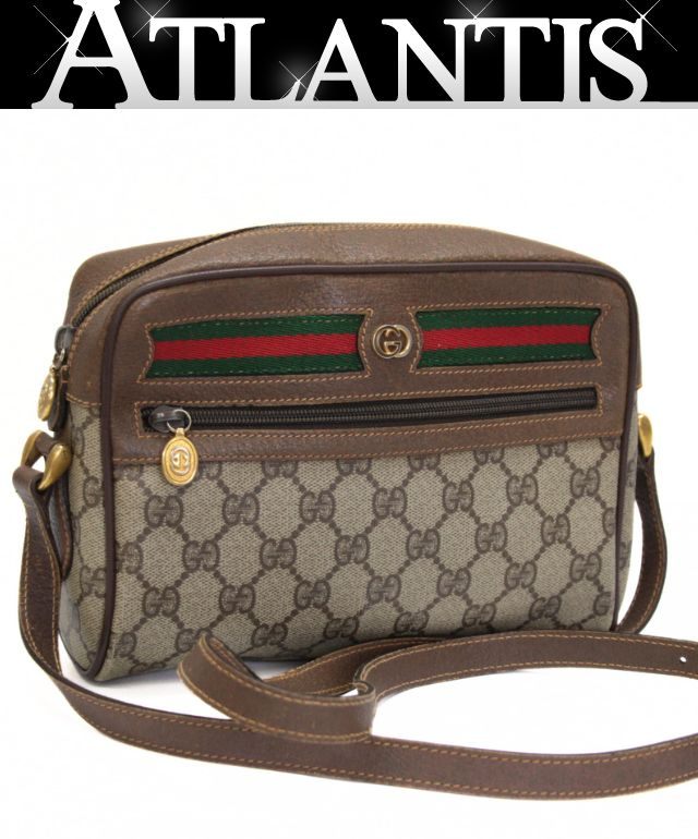 GUCCI Old Gucci GG Sherry Line Shoulder Bag Size ONE SIZE