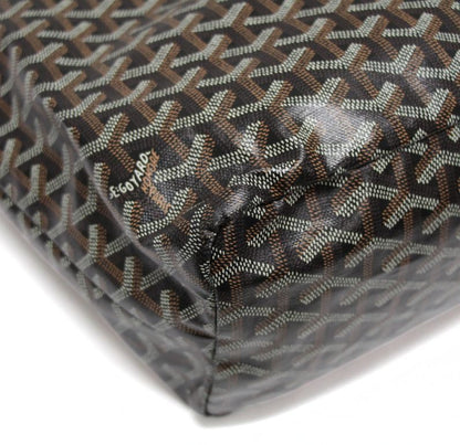 GOYARD Saint Louis PM Coated Canvas Bag Black Size ONE SIZE