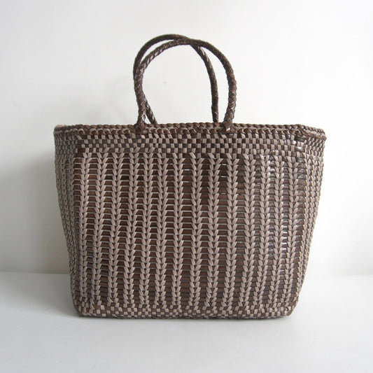 DRAGON Leather Mesh Handbag