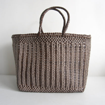 DRAGON Leather Mesh Handbag