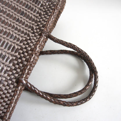 DRAGON Leather Mesh Handbag