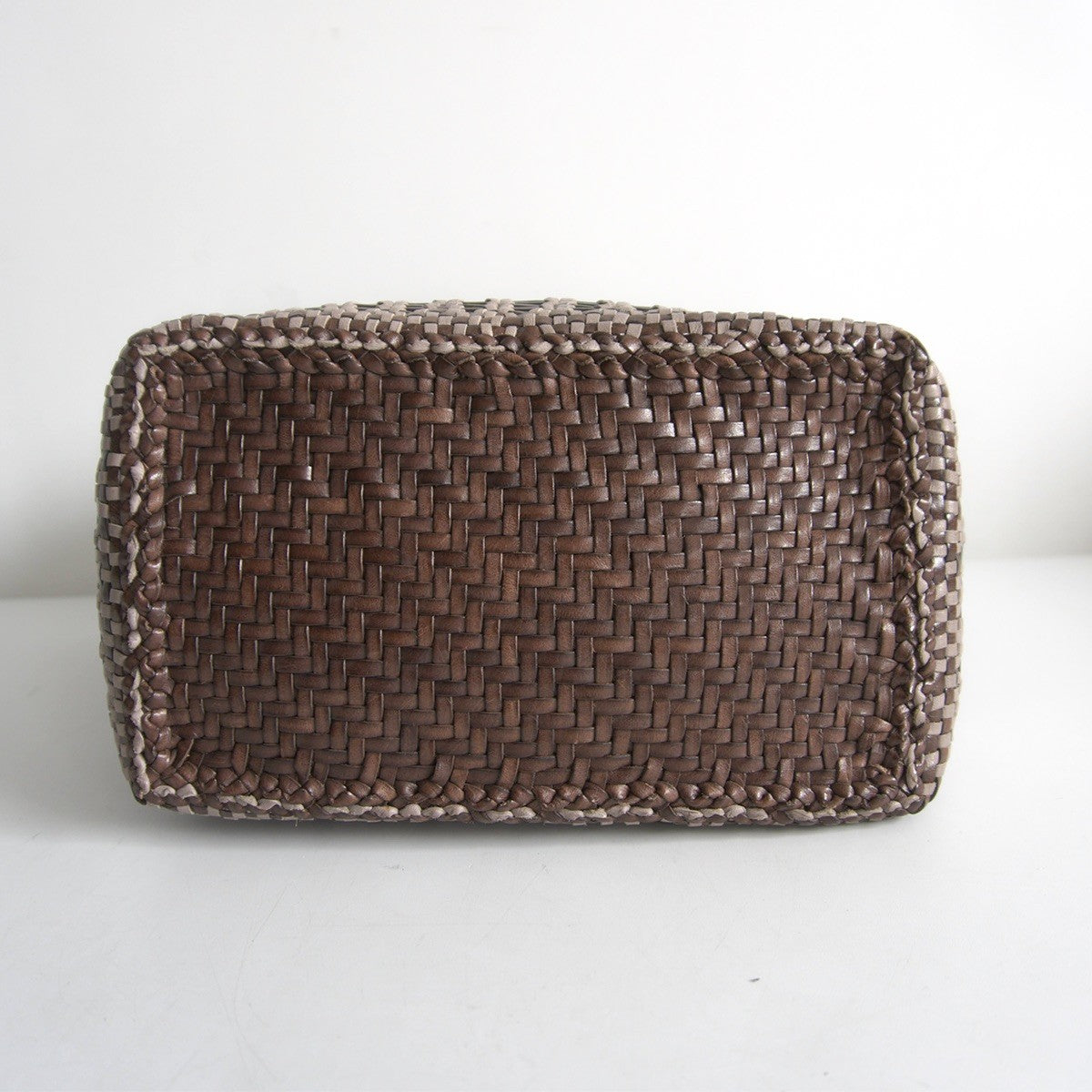 DRAGON Leather Mesh Handbag
