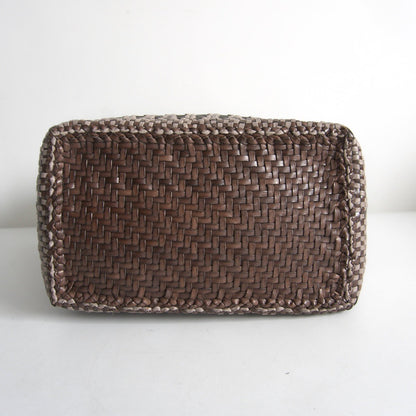 DRAGON Leather Mesh Handbag