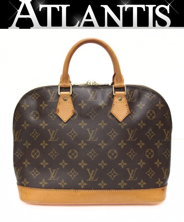 Louis Vuitton Alma PM Monogram Handbag Brown Size ONE SIZE