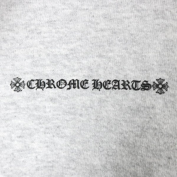 CHROME HEARTS Matty Boy PPO Brain Hoodie Gray Size L