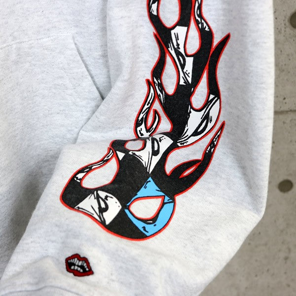 CHROME HEARTS Matty Boy PPO Brain Hoodie Gray Size L