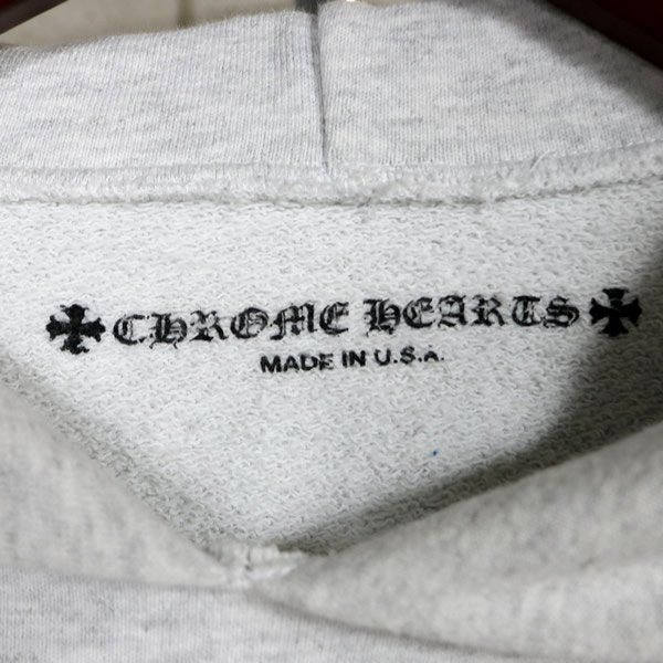 CHROME HEARTS Matty Boy PPO Brain Hoodie Gray Size L