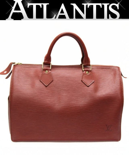Louis Vuitton Epi Leather Speedy 30 Brown Bag Size ONE SIZE