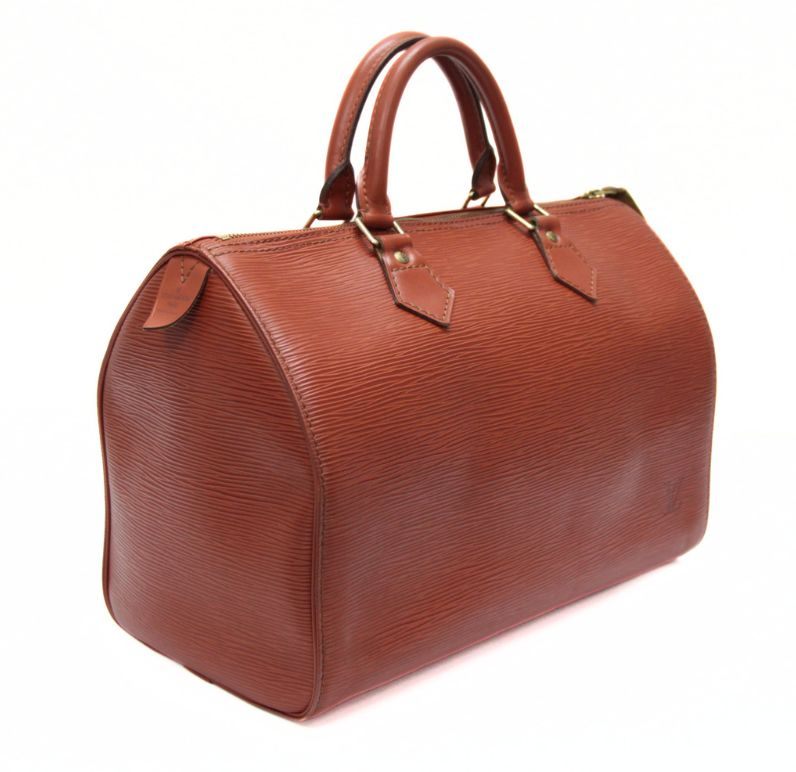Louis Vuitton Epi Leather Speedy 30 Brown Bag Size ONE SIZE