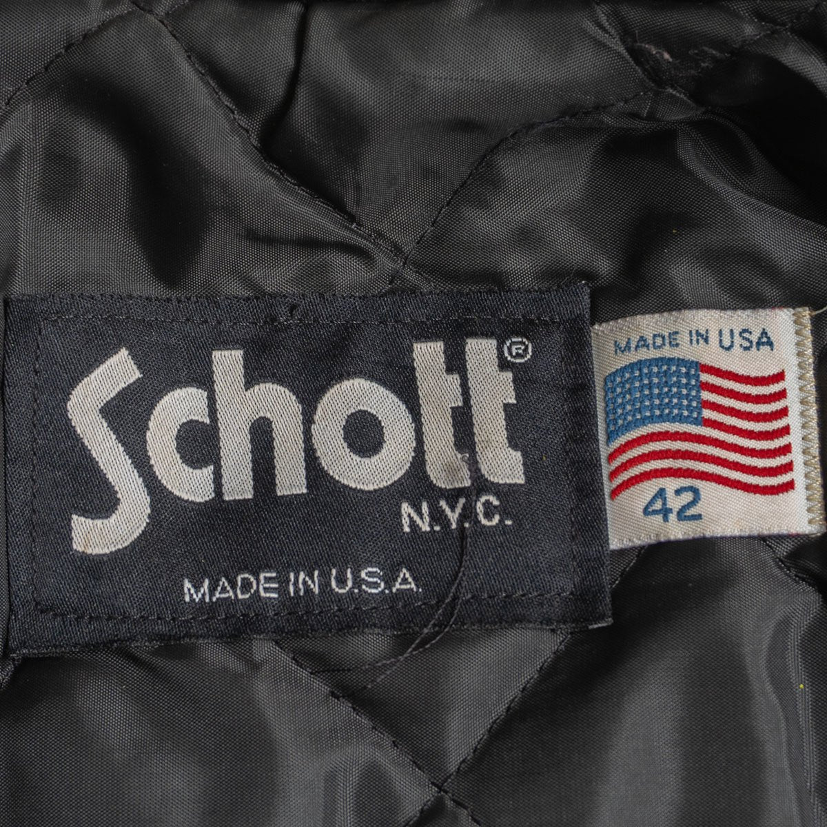 Schott 641Q Single Rider Jacket Size 42