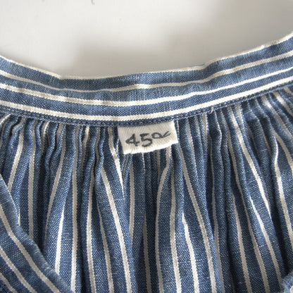 45R Cotton Linen Gathered Blouse Size 0