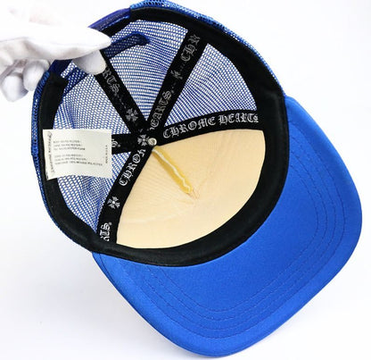 CHROME HEARTS Cemetery Trucker Cap Blue/Camo Size ONE SIZE