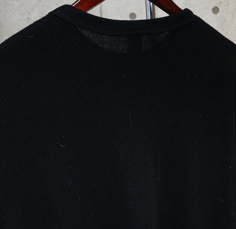 CHROME HEARTS YNOT CH Thermal Long Sleeve T-Shirt Black Size XL