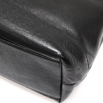 CHANEL Black Caviar Large Coco Mark Tote Bag Size ONE SIZE