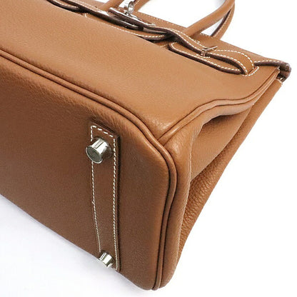 HERMES Birkin 30 Togo Leather Handbag Gold Size ONE SIZE