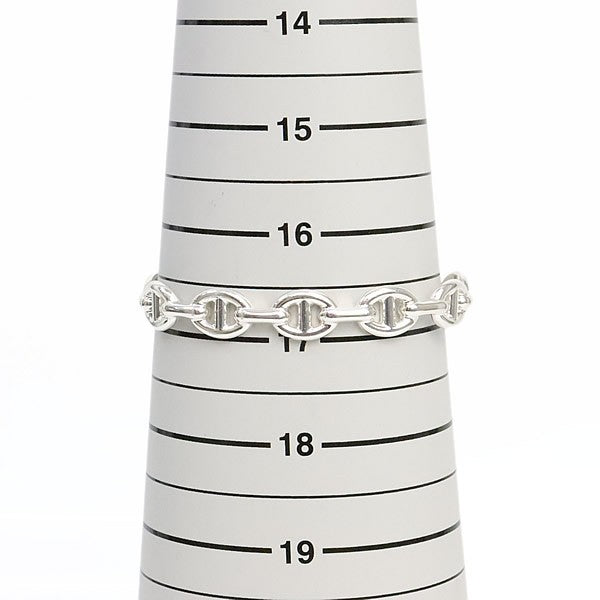 HERMES Chaine d'Ancre Enchainee Bangle Silver Size ONE SIZE