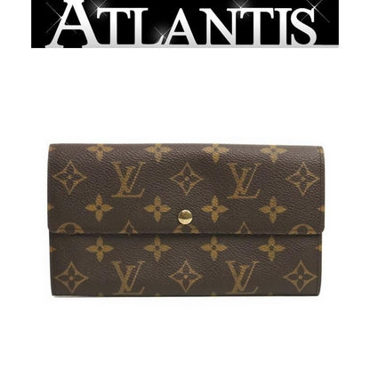 Louis Vuitton Porte Monnaie Wallet Brown Size ONE SIZE