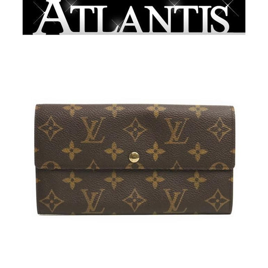 Louis Vuitton Porte Monnaie Wallet Brown Size ONE SIZE