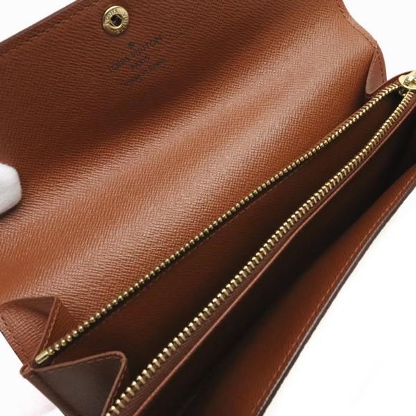 Louis Vuitton Porte Monnaie Wallet Brown Size ONE SIZE