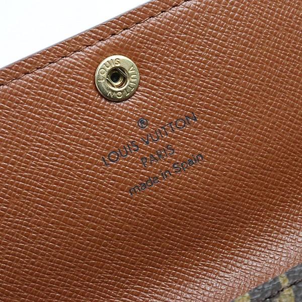 Louis Vuitton Porte Monnaie Wallet Brown Size ONE SIZE