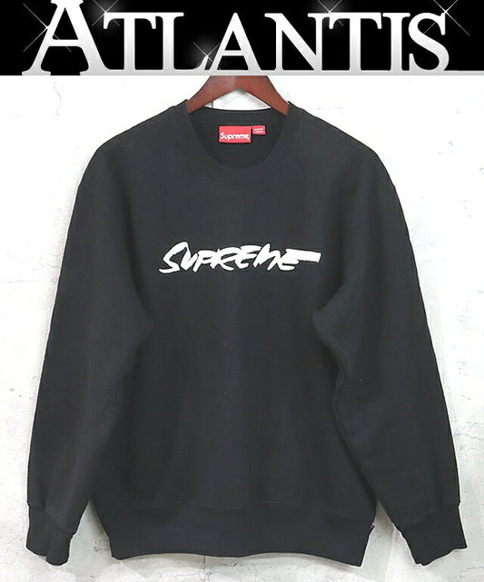 SUPREME 20AW Futura Logo Crewneck Sweatshirt Black Size XL
