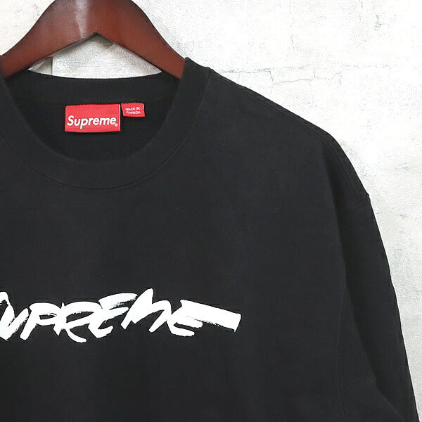 SUPREME 20AW Futura Logo Crewneck Sweatshirt Black Size XL