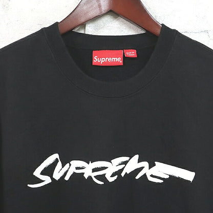 SUPREME 20AW Futura Logo Crewneck Sweatshirt Black Size XL