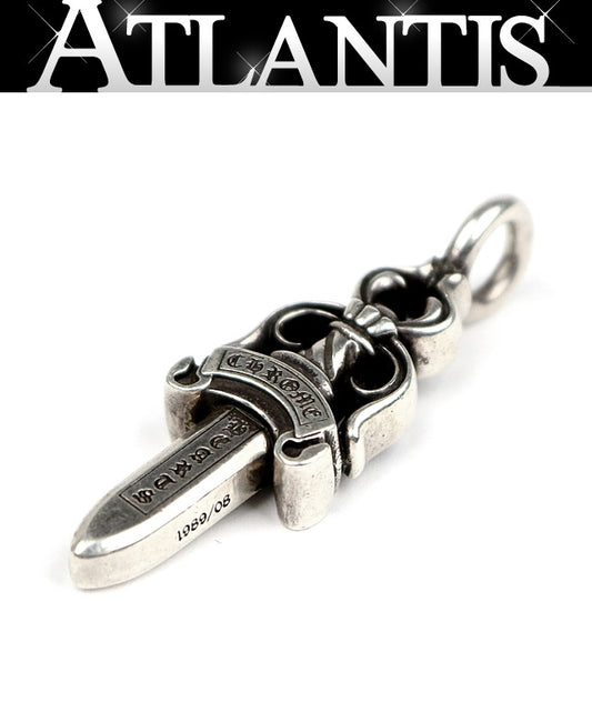 CHROME HEARTS Double Dagger Silver SV925 Pendant Size ONE SIZE