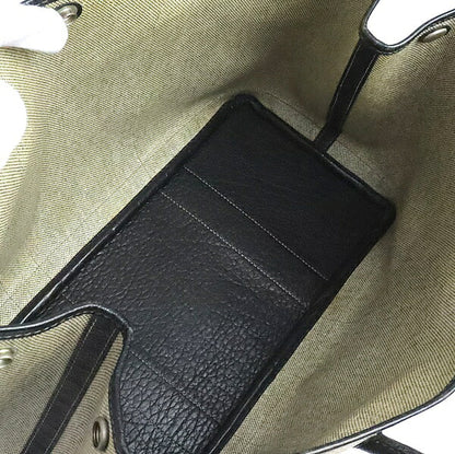 HERMES Garden Party PM Toile H Tote Bag Grey Size ONE SIZE
