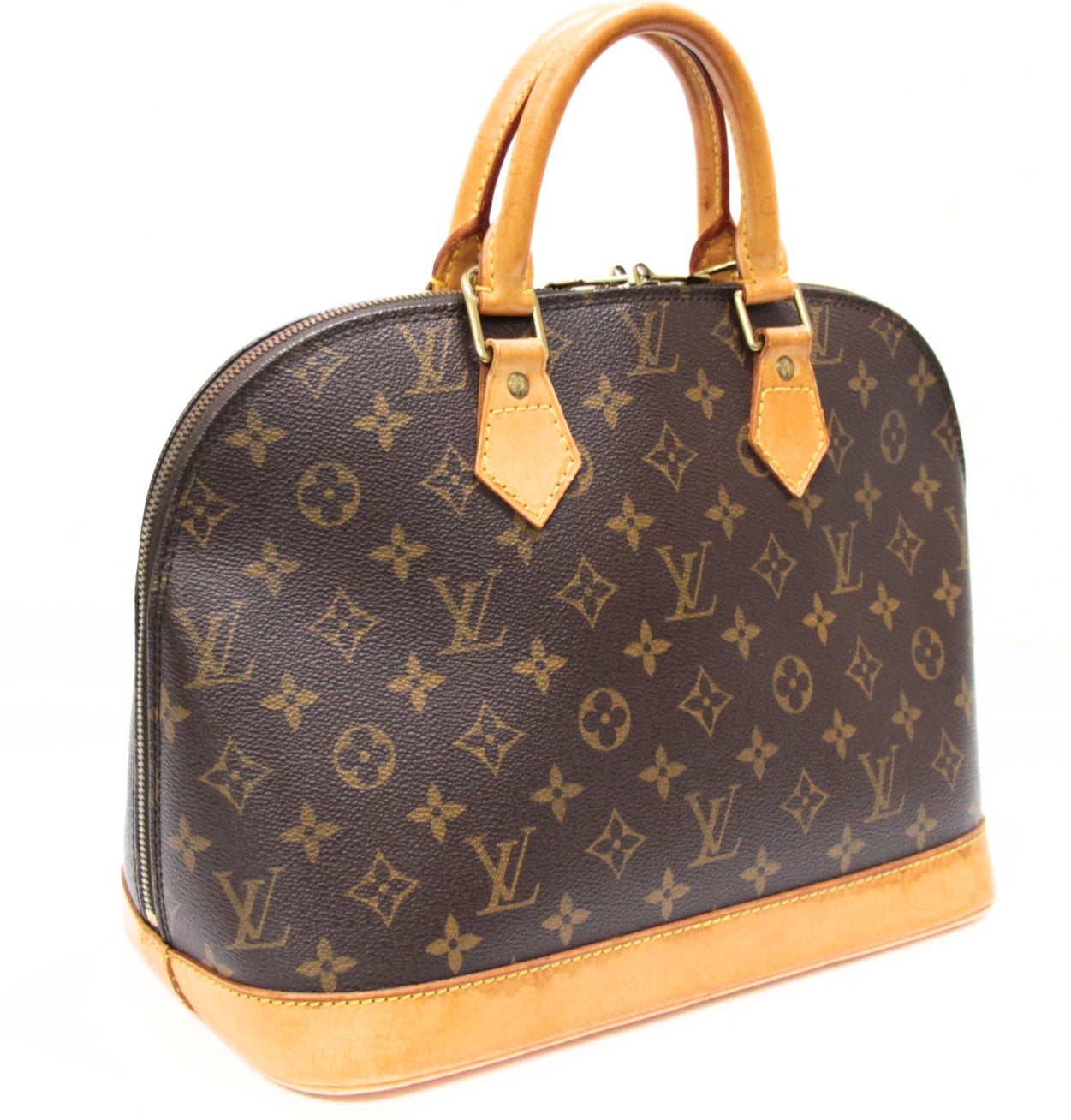 Louis Vuitton Alma PM Monogram Handbag Brown Size ONE SIZE