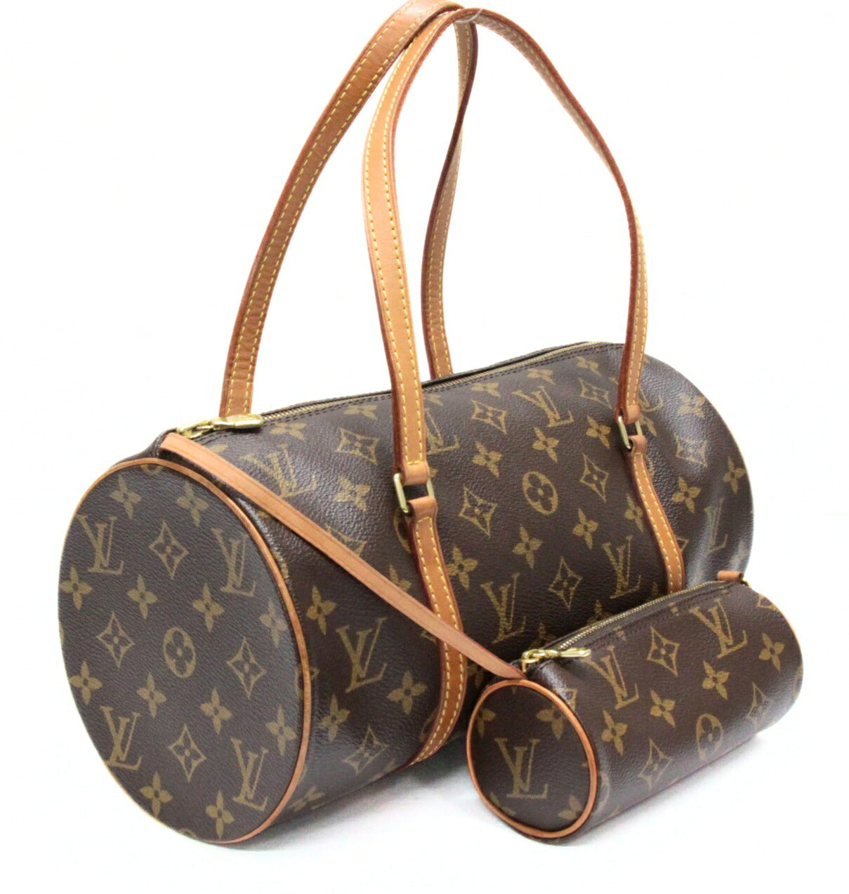 Louis Vuitton Papillon 30 Monogram Bag Brown Size ONE SIZE
