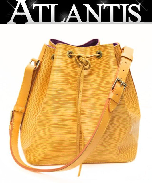 Louis Vuitton Petit Noe Epi Bag Yellow Size ONE SIZE