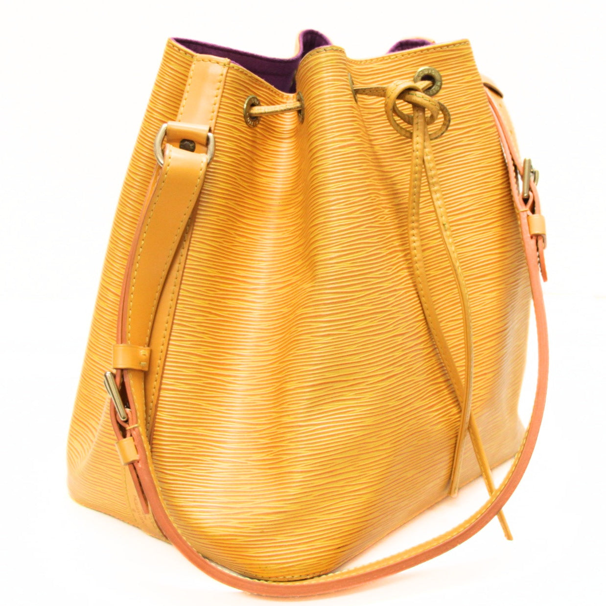 Louis Vuitton Petit Noe Epi Bag Yellow Size ONE SIZE
