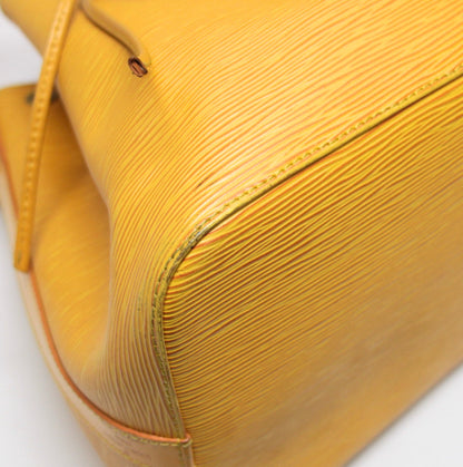 Louis Vuitton Petit Noe Epi Bag Yellow Size ONE SIZE