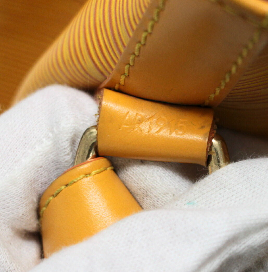 Louis Vuitton Petit Noe Epi Bag Yellow Size ONE SIZE