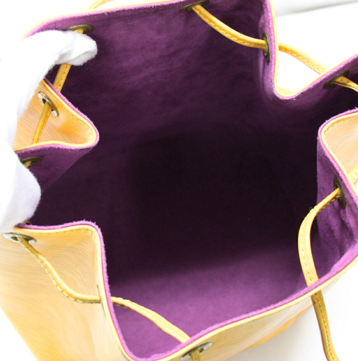 Louis Vuitton Petit Noe Epi Bag Yellow Size ONE SIZE