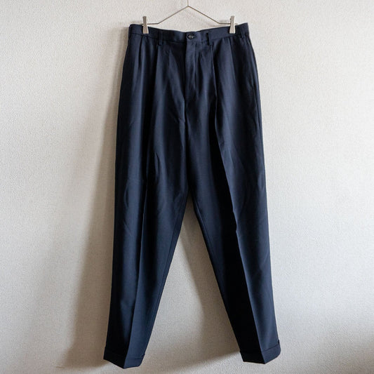 Y's for Men 90S Double-pleated wide-tapered trousers Size L