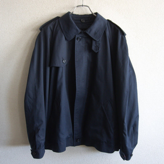 BURBERRYS 80S Short Trench Jacket Blue Size XL