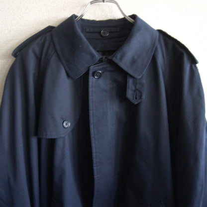 BURBERRYS 80S Short Trench Jacket Blue Size XL