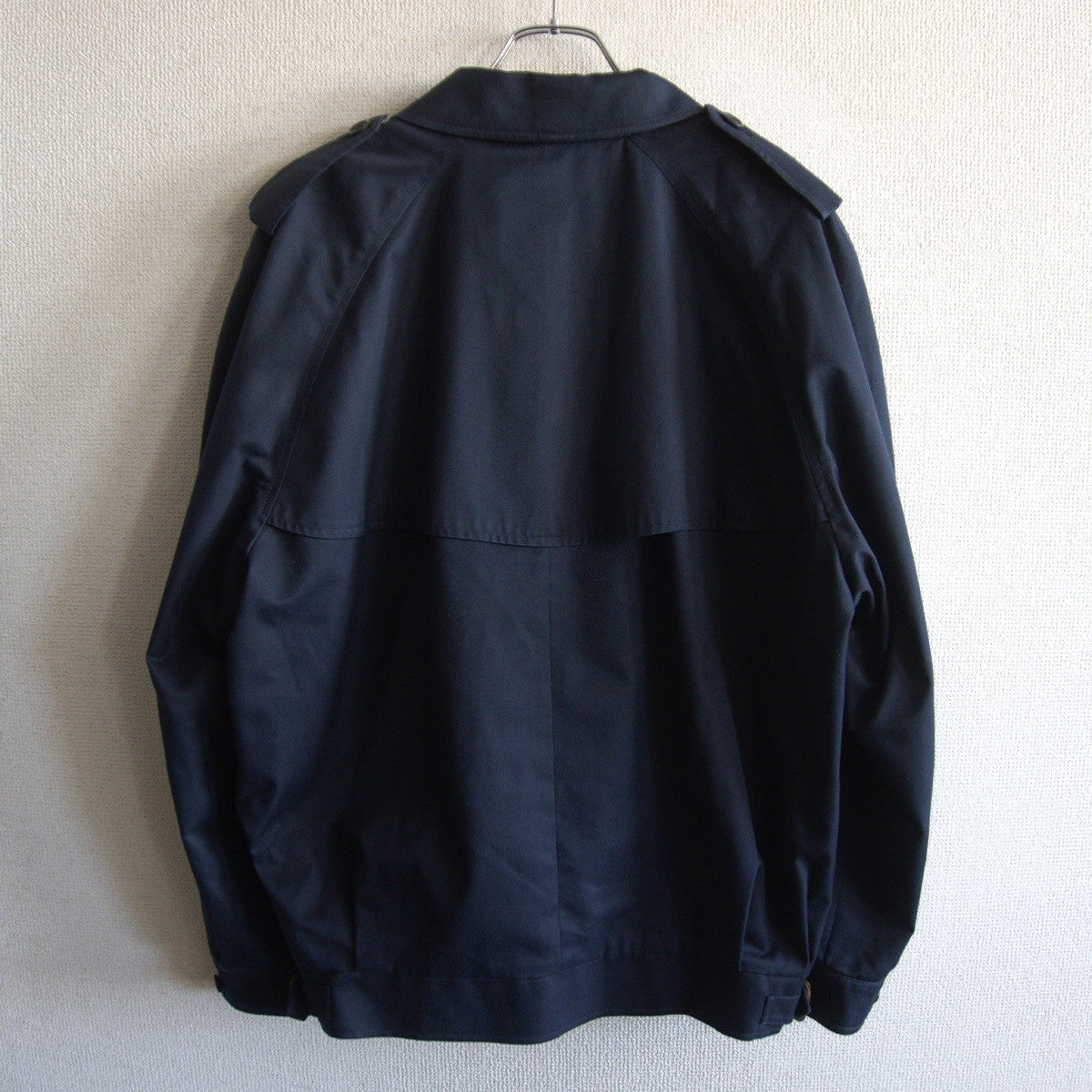 BURBERRYS 80S Short Trench Jacket Blue Size XL