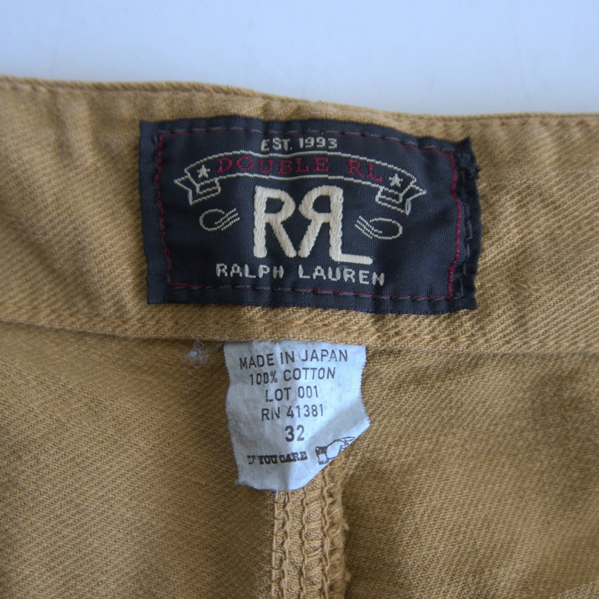 RRL BAKER WORK TROUSER Pants Size 32