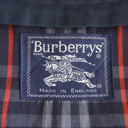 BURBERRYS 80S Short Trench Jacket Blue Size XL