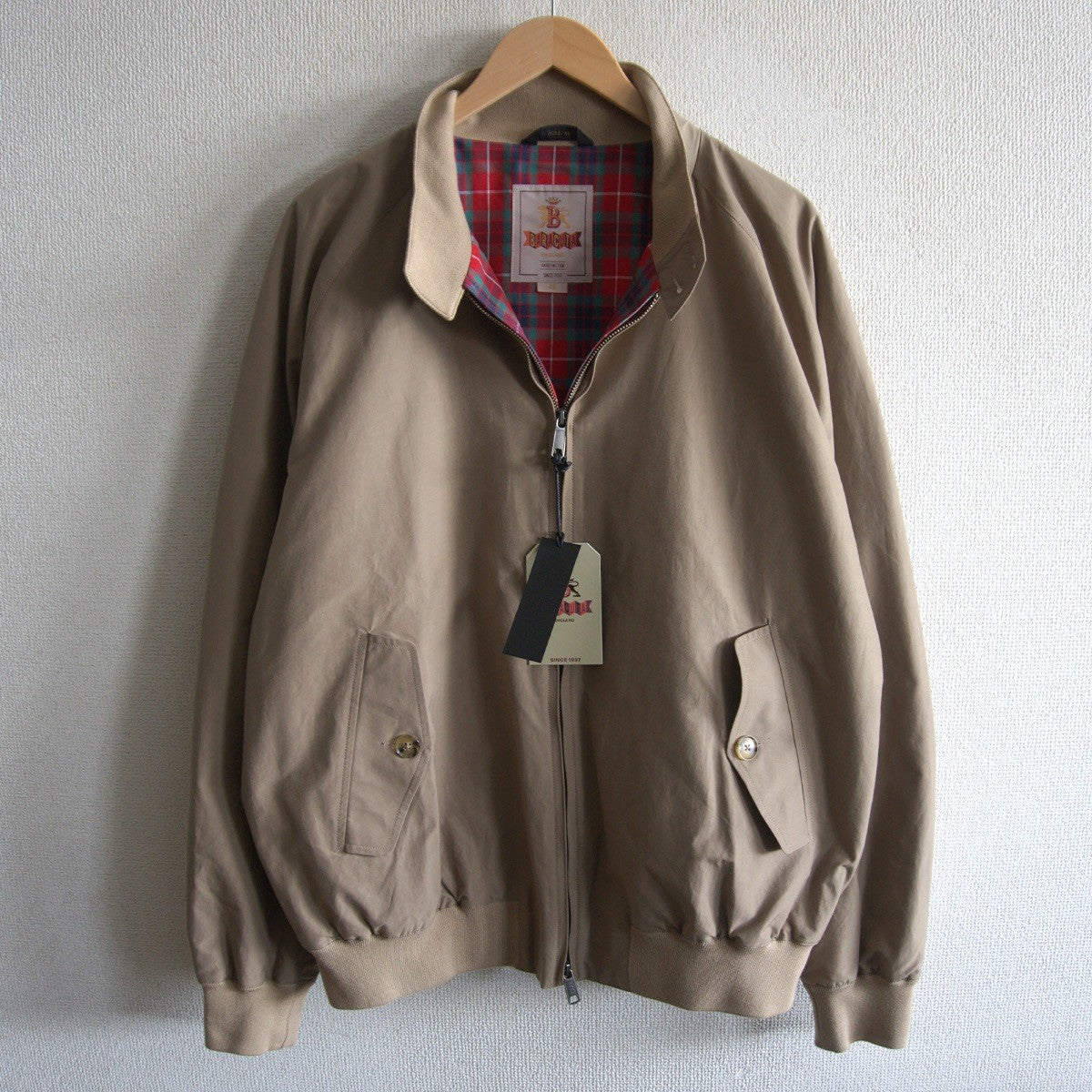 BARACUTA G9 Harrington Jacket Tan Size M