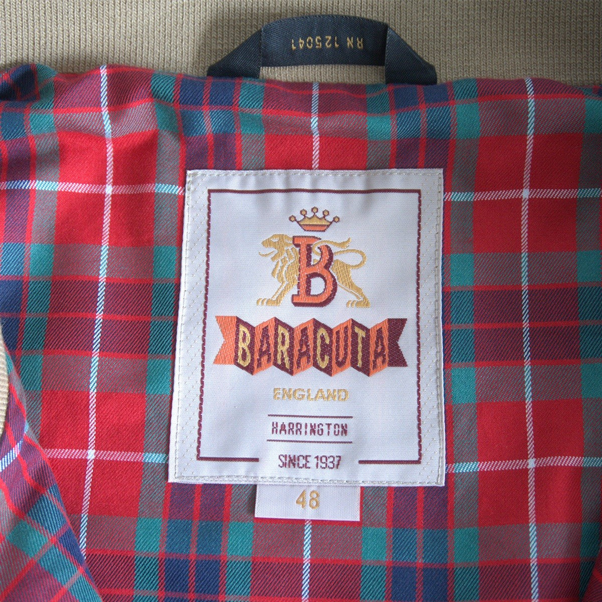 BARACUTA G9 Harrington Jacket Tan Size M