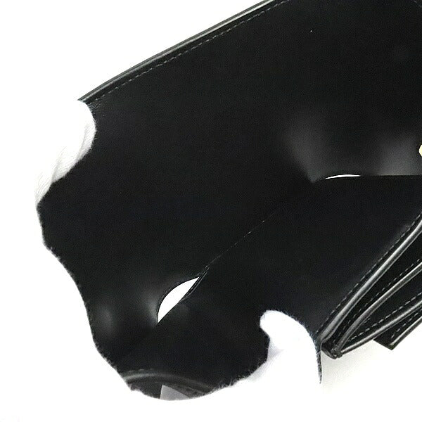 CELINE Small Trifold 16 Wallet Black GHW Size ONE SIZE