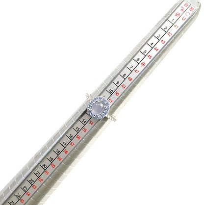 WG S K18WG Star Sapphire Diamond Ring Size ONE SIZE