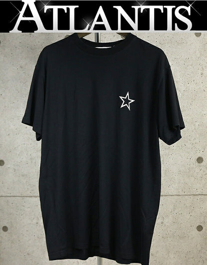 GIVENCHY Star Logo Cotton T-Shirt Black Size XXS